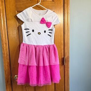 Hello Kitty White and pink dress costume by Sanrio L 10/12 girls